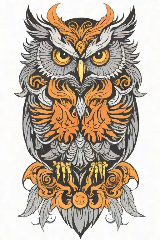 Owl And Phoenix