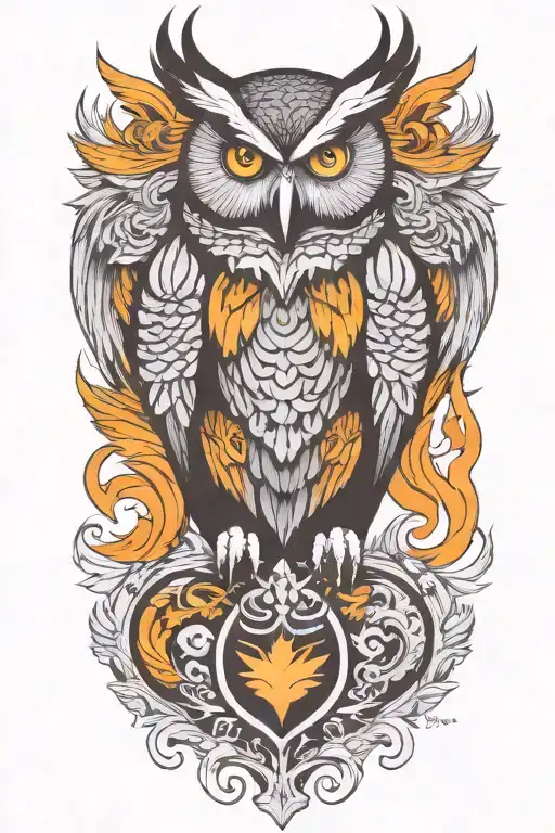 Owl And Phoenix