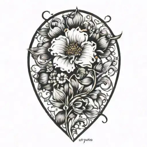 Dainty Flowers Wrapped