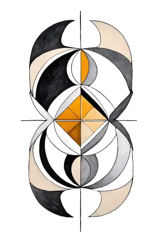 Geometrical Shapes On Shoulder