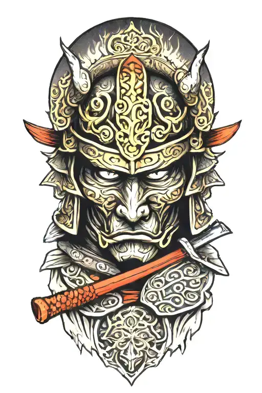 Dead Samurai Warrior