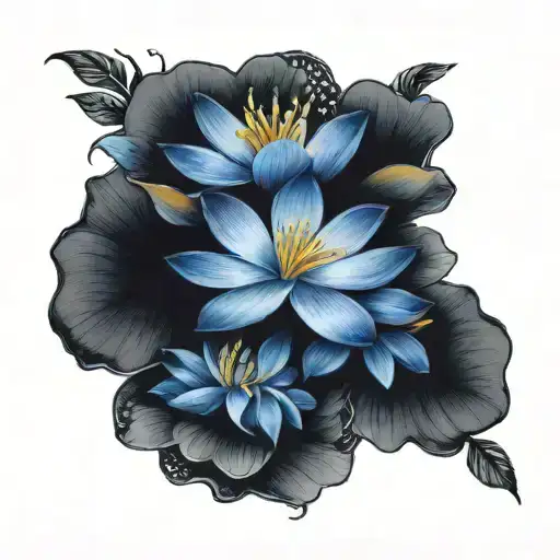 Forearm Half Sleeve Plumeria And Lotus