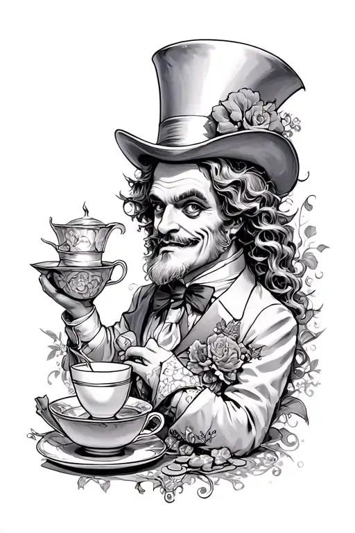 Mad Hatter Tea Party With Monsters