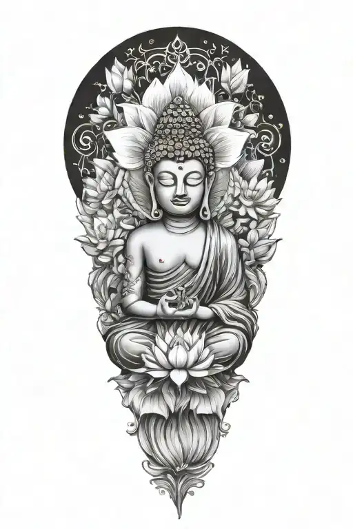 Buddha Lotus Galaxy