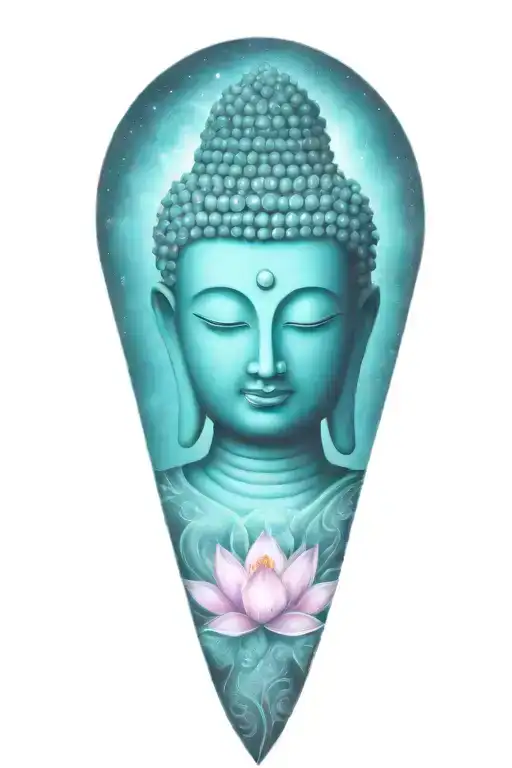 Buddha Lotus Galaxy