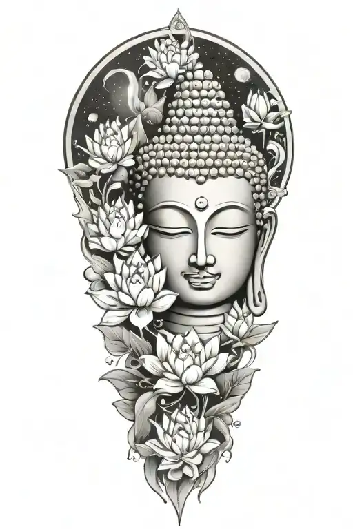 Buddha Lotus Galaxy