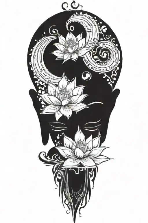 Buddha Lotus Galaxy Like Spiral