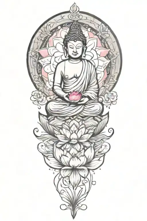 Buddha Lotus Galaxy