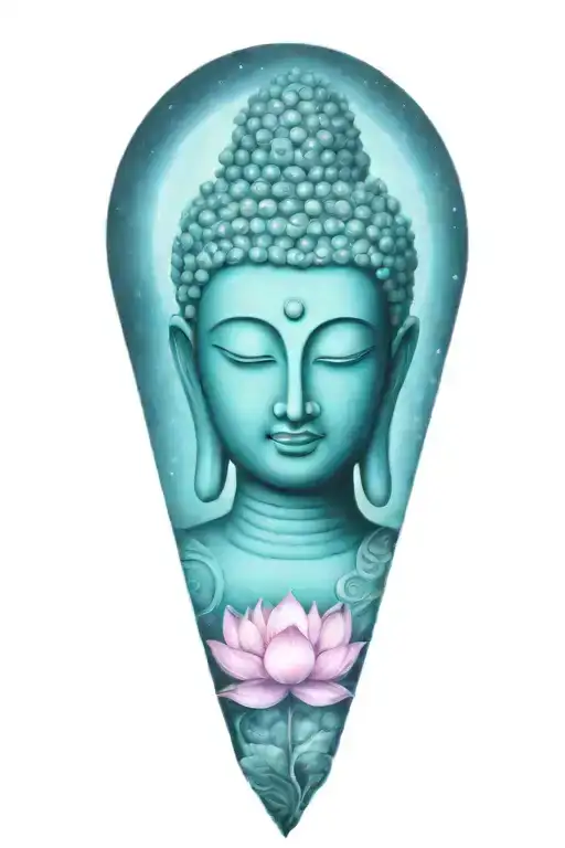 Buddha Lotus Galaxy