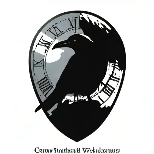 Crow Clock