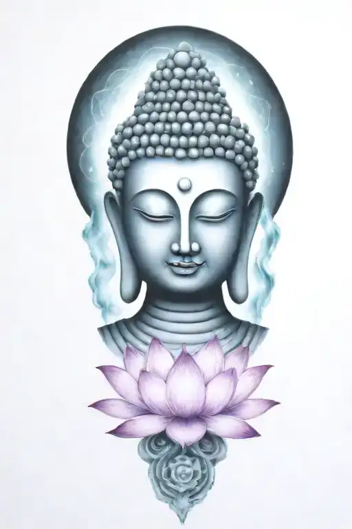 Buddha Lotus Galaxy