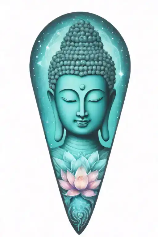 Buddha Lotus Galaxy