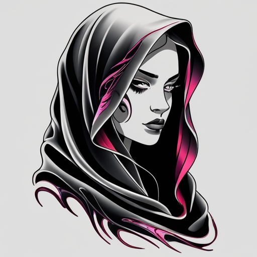 Crimson Veil Tattoo idea