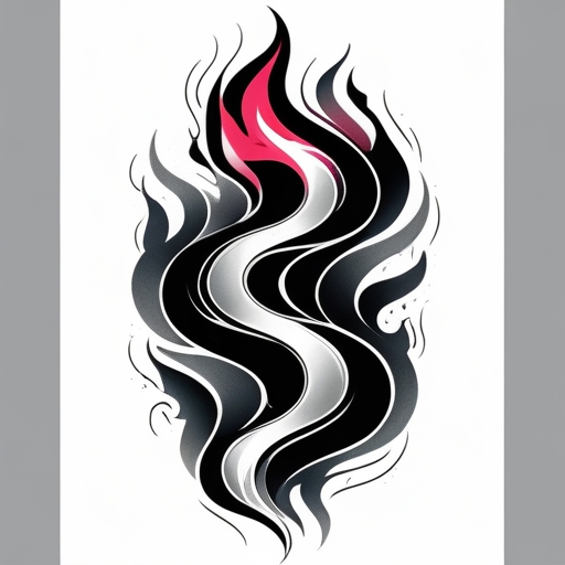 Crimson Flame’s Path of Destiny Tattoo idea