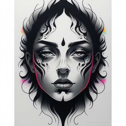 Tears of the Moonlit Dawn Tattoo