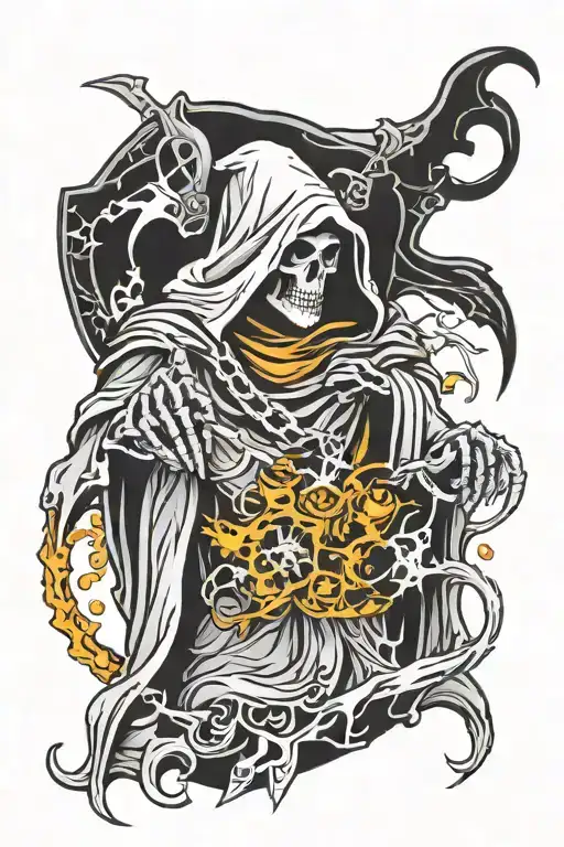 Hooded Reaper Silohuette