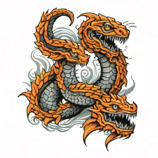 Twin Head Sea Serpent