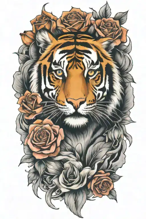 Tigers And Roses