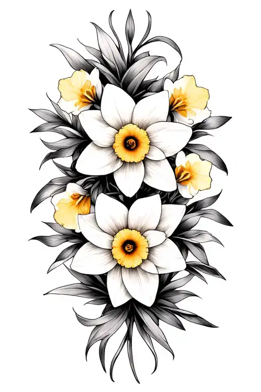 Daffodils And Azaleas