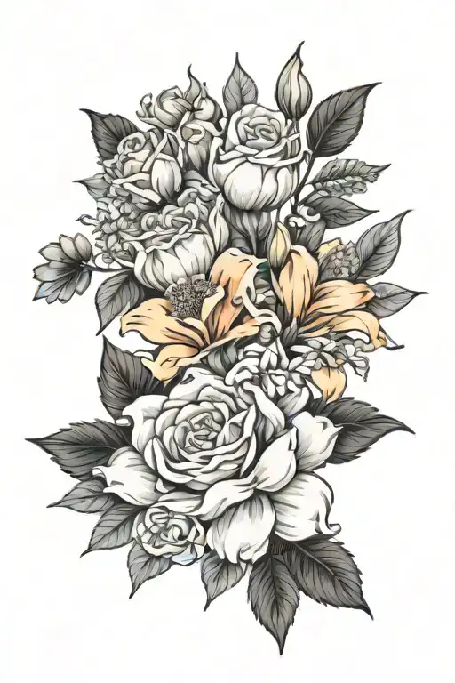 Birth Flower Bouquet