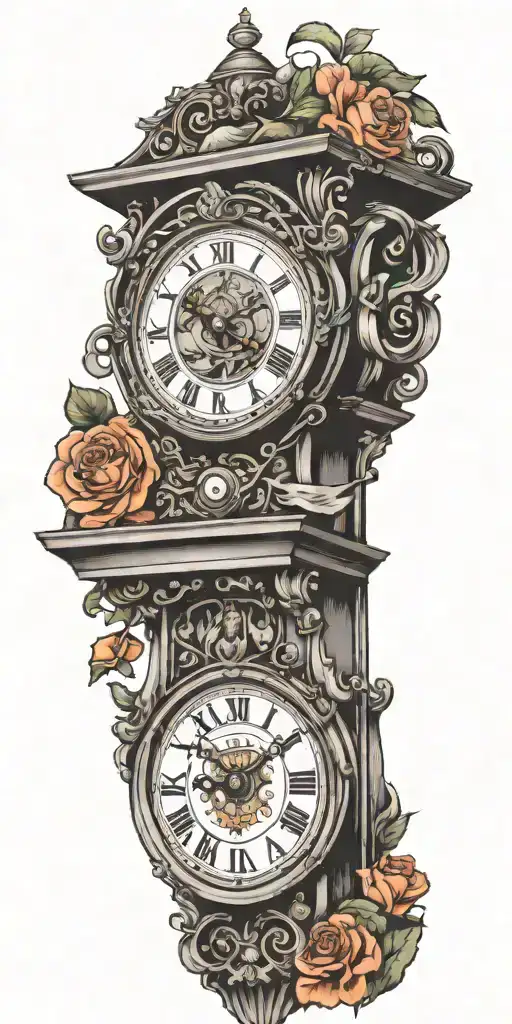 Old School Grandfather Clock
