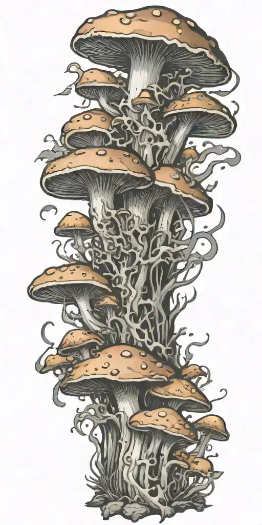 Camouflage Mushroom Tornado