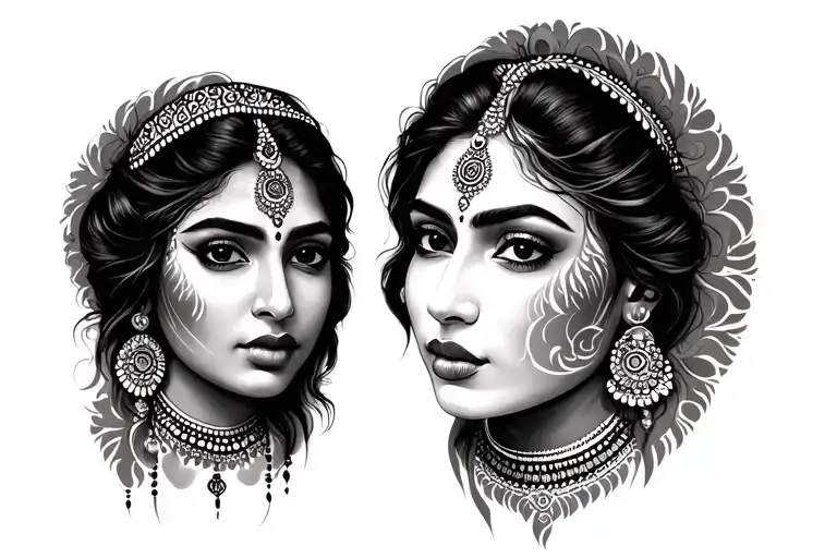 Indian Woman Face