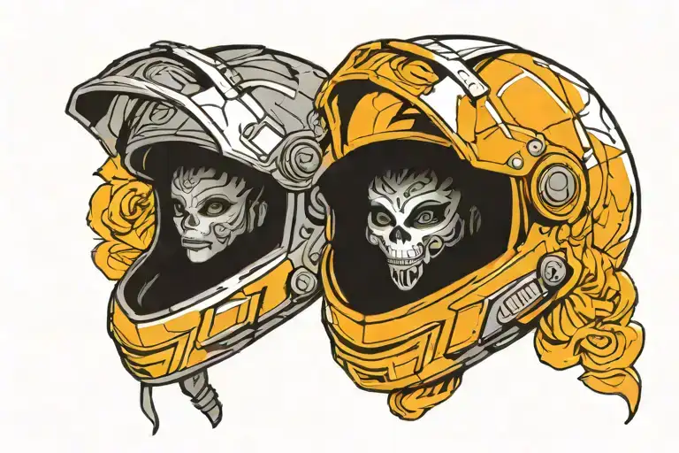 Baby Wearing Helmet Pointing