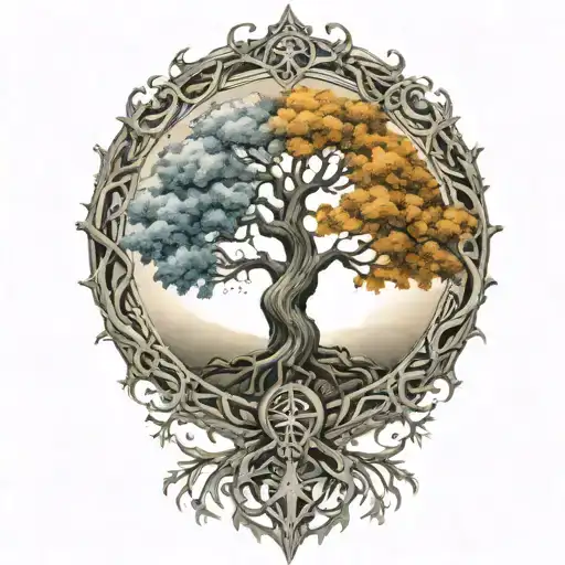 World Tree Ygg Drasil Tree