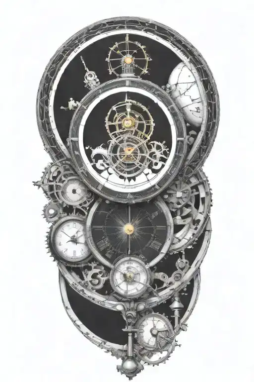 A Mechanical Clock With Intricate Astronomy