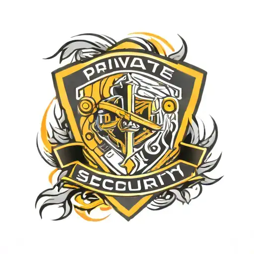 Private Security Logo Abstract