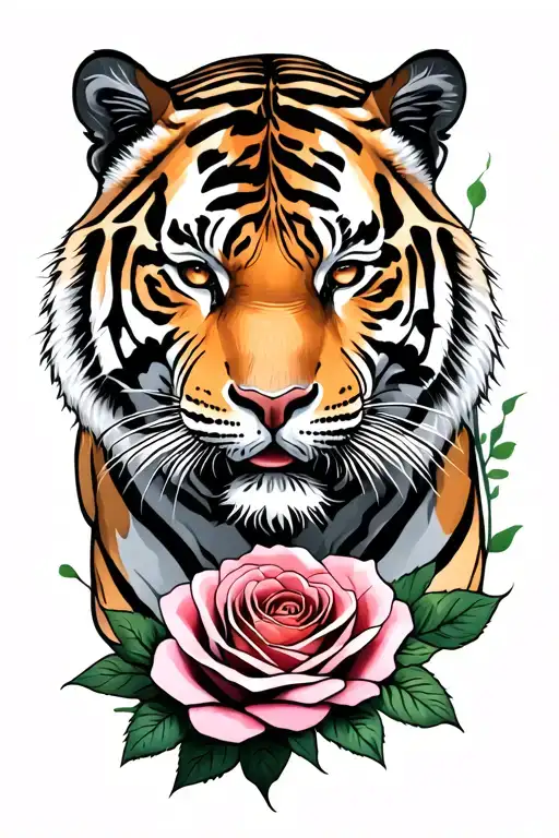 Tigers And Roses