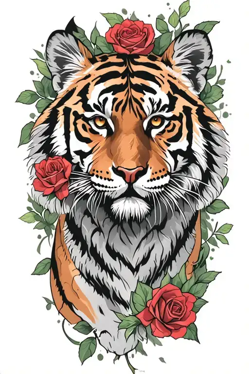 Tigers And Roses
