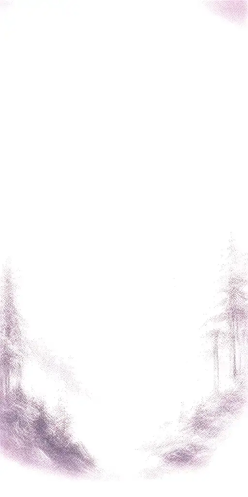 Massive Forest Landscape With Huge Moon In The Background