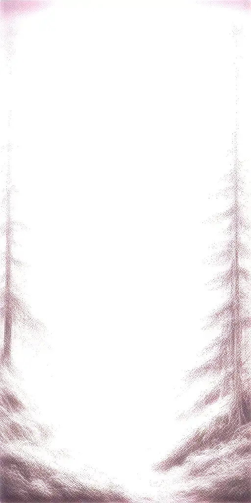 Massive Forest Landscape With Huge Moon In The Background