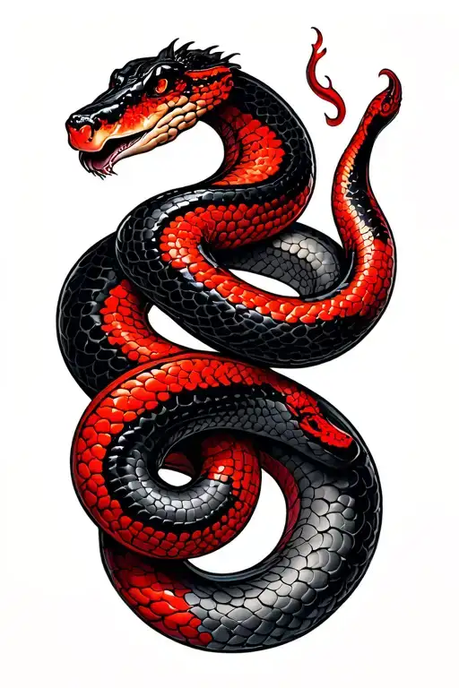 Red Snake Wrap
