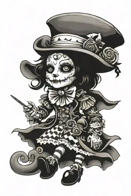 Cut Mad Hatter Voodoo Doll