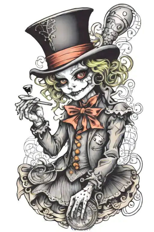 Cut Mad Hatter Voodoo Doll