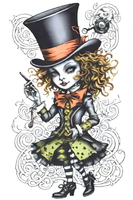 Cut Mad Hatter Voodoo Doll