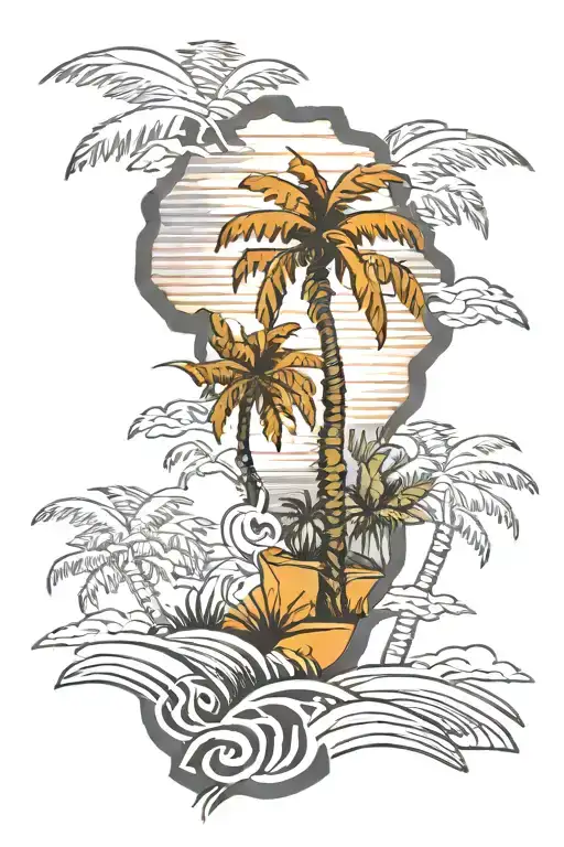 Africa Palm Tree