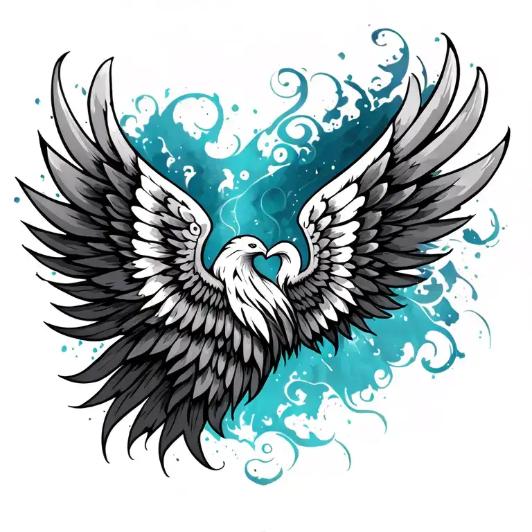 Tribal Wings Spread Wide