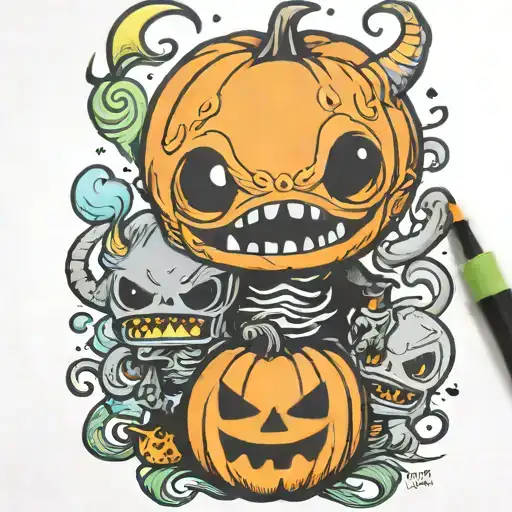 Kawaii Halloween Monster War