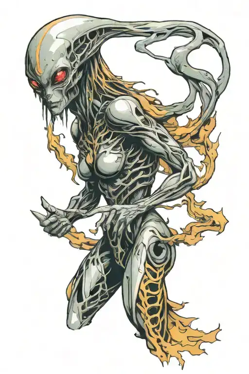 Alien Woman Standing