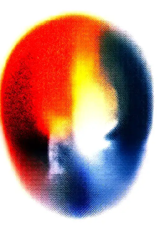 Tree Of Life And Sun And Crecent Moon Merging Together