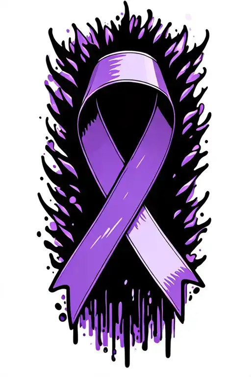 Ribbon For Domestic Violence Survivor