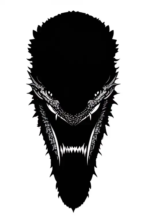 Alligator Samurai Warrior