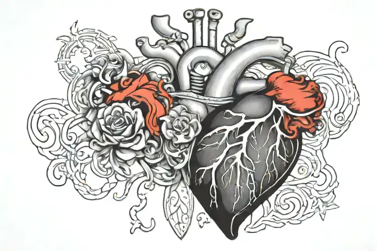 Heart Organ With Names