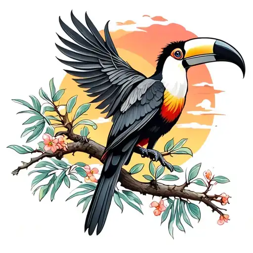 Tree With Toco Toucan