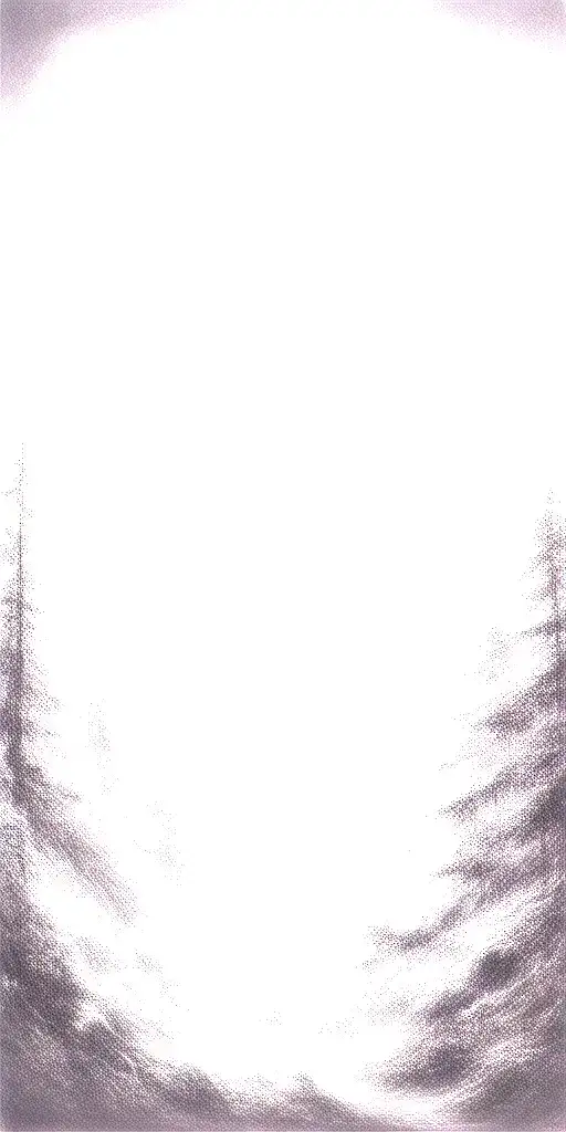 Massive Forest Landscape With Huge Moon In The Background