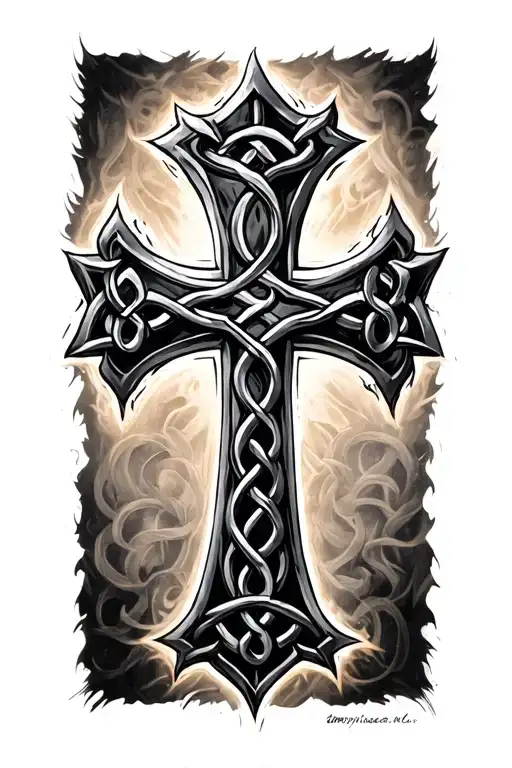 Templar Cross Celtic Gusrd